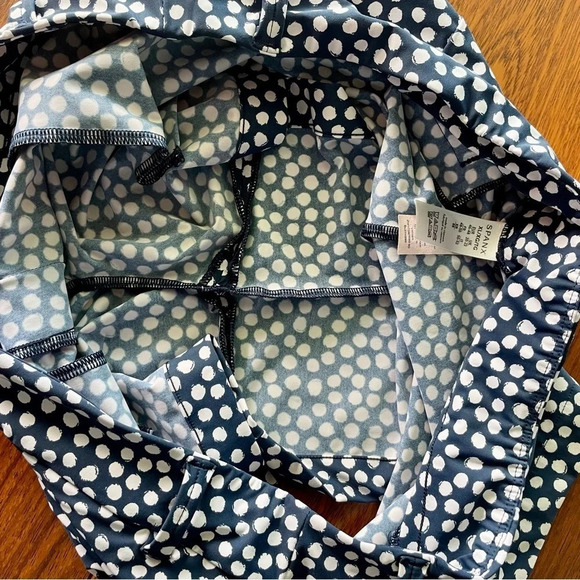 Spanx Navy Painted Polka Dot Sunshine 6" Shorts size extra large - Picture 7 of 12
